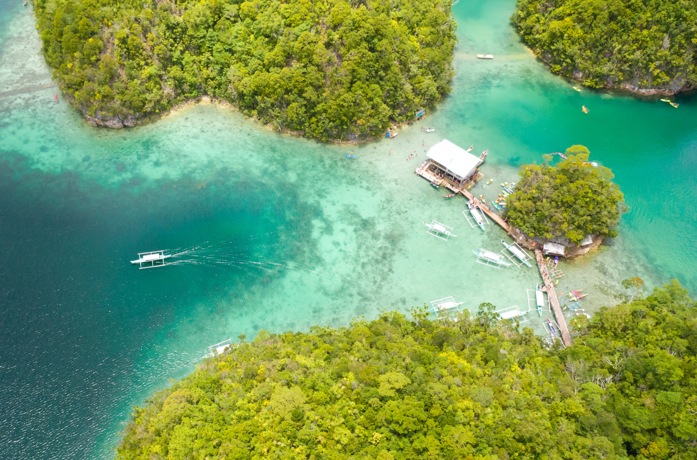 Sugba Lagoon + Magpupungko Tidal Pool + Maasin Coconut Forest + Maasin River (Sight Seeing) + Souvenir Shop